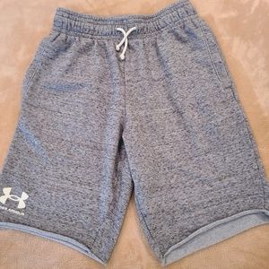 Under Armour Men's Sweats Shorts, Gray with Drawstring Size Medium